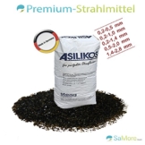 25 KG SaMore MARKE STRAHLMASTER STRAHLMITTEL ASILIKOS STRAHLSAND STRAHLMITTEL DEUTSCHER HERSTELLER 0,2-0,5 MM -